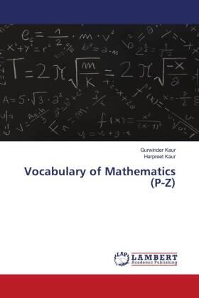 Kaur | Vocabulary of Mathematics (P-Z) | Buch | 978-620-3-02730-3 | www.sack.de
