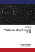 Kaur |  Vocabulary of Mathematics (P-Z) | Buch |  Sack Fachmedien
