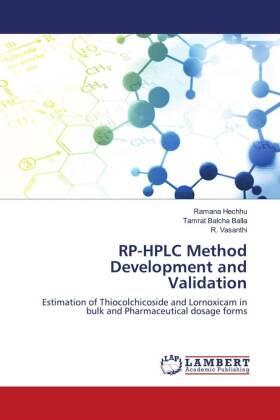Hechhu / Balla / Vasanthi |  RP-HPLC Method Development and Validation | Buch |  Sack Fachmedien
