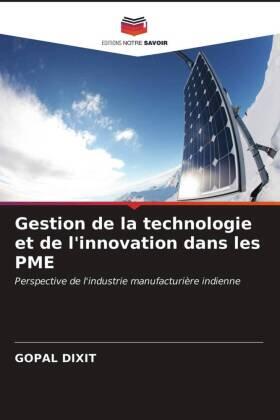 Dixit |  Gestion de la technologie et de l'innovation dans les PME | Buch |  Sack Fachmedien