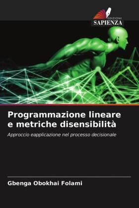 Folami | Programmazione lineare e metriche disensibilità | Buch | 978-620-333867-6 | sack.de