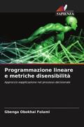 Folami |  Programmazione lineare e metriche disensibilità | Buch |  Sack Fachmedien