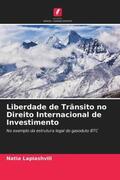 Lapiashvili |  Liberdade de Trânsito no Direito Internacional de Investimento | Buch |  Sack Fachmedien