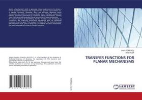 Popescu / Duta |  TRANSFER FUNCTIONS FOR PLANAR MECHANISMS | Buch |  Sack Fachmedien