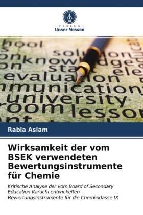 Aslam |  Wirksamkeit der vom BSEK verwendeten Bewertungsinstrumente für Chemie | Buch |  Sack Fachmedien