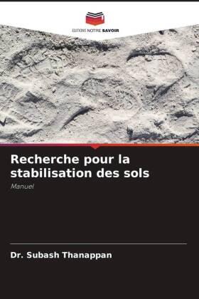 Thanappan |  Recherche pour la stabilisation des sols | Buch |  Sack Fachmedien