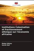 Ollimo / Hall |  Institutions Colonisation et fractionnement ethnique sur l'économie africaine | Buch |  Sack Fachmedien