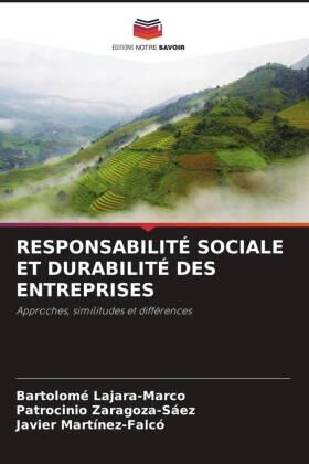 Lajara-Marco / Zaragoza-Sáez / Martínez-Falcó |  RESPONSABILITÉ SOCIALE ET DURABILITÉ DES ENTREPRISES | Buch |  Sack Fachmedien