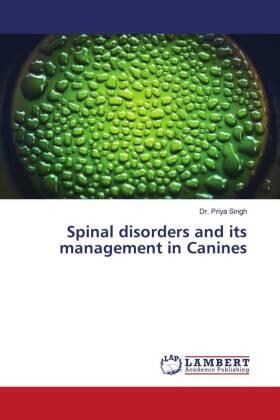 Singh |  Spinal disorders and its management in Canines | Buch |  Sack Fachmedien