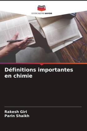 Giri / Shaikh |  Définitions importantes en chimie | Buch |  Sack Fachmedien