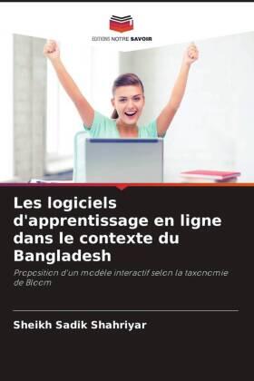 Shahriyar |  Les logiciels d'apprentissage en ligne dans le contexte du Bangladesh | Buch |  Sack Fachmedien