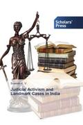 K. V. |  Judicial Activism and Landmark Cases in India | Buch |  Sack Fachmedien