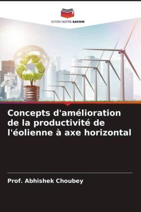 Choubey |  Concepts d'amélioration de la productivité de l'éolienne à axe horizontal | Buch |  Sack Fachmedien