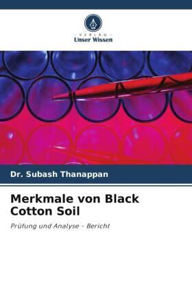 Thanappan |  Merkmale von Black Cotton Soil | Buch |  Sack Fachmedien