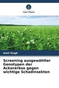 Singh |  Screening ausgewählter Genotypen der Ackererbse gegen wichtige Schadinsekten | Buch |  Sack Fachmedien