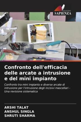 Talat / Singla / Sharma |  Confronto dell'efficacia delle arcate a intrusione e del mini impianto | Buch |  Sack Fachmedien