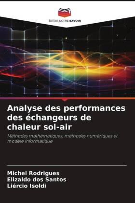 Rodrigues / Dos Santos / Isoldi |  Analyse des performances des échangeurs de chaleur sol-air | Buch |  Sack Fachmedien
