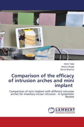 Talat / Singla / Sharma |  Comparison of the efficacy of intrusion arches and mini implant | Buch |  Sack Fachmedien