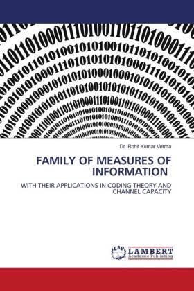 Verma |  FAMILY OF MEASURES OF INFORMATION | Buch |  Sack Fachmedien