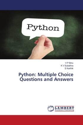 Binu / Subathra / Karthik |  Python: Multiple Choice Questions and Answers | Buch |  Sack Fachmedien
