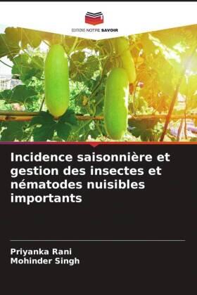 Rani / Singh |  Incidence saisonnière et gestion des insectes et nématodes nuisibles importants | Buch |  Sack Fachmedien