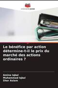 Iqbal / Aslam |  Le bénéfice par action détermine-t-il le prix du marché des actions ordinaires ? | Buch |  Sack Fachmedien