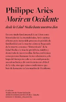 Ariès |  Morir en occidente | eBook | Sack Fachmedien