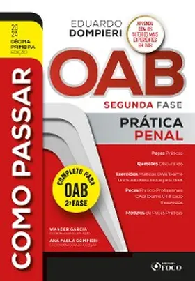 Dompieri |  Como passar OAB - 2ª Fase: Prática Penal - 11ª ed - 2024 | eBook | Sack Fachmedien