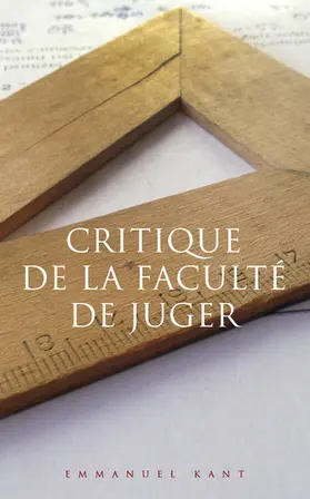 Kant | Critique de la faculté de juger | E-Book | www.sack.de