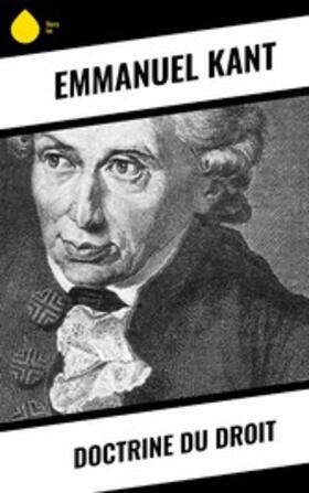 Kant |  Doctrine du droit | eBook | Sack Fachmedien