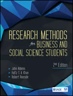 Adams / Khan / Raeside |  Research Methods for Business and Social Science Students | Buch |  Sack Fachmedien