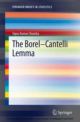 Chandra |  The Borel-Cantelli Lemma | eBook | Sack Fachmedien