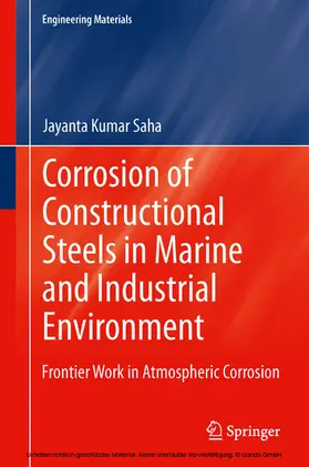 Saha |  Corrosion of Constructional Steels in Marine and Industrial Environment | eBook | Sack Fachmedien