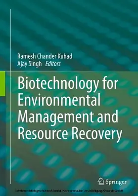 Kuhad / Singh | Biotechnology for Environmental Management and Resource Recovery | E-Book | www.sack.de
