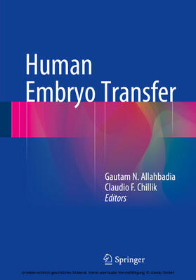 Allahbadia / Chillik | Human Embryo Transfer | E-Book | sack.de