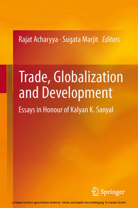 Acharyya / Marjit |  Trade, Globalization and Development | eBook | Sack Fachmedien