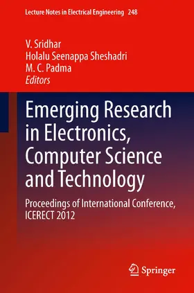 Sridhar / Sheshadri / Padma | Emerging Research in Electronics, Computer Science and Technology | E-Book | sack.de