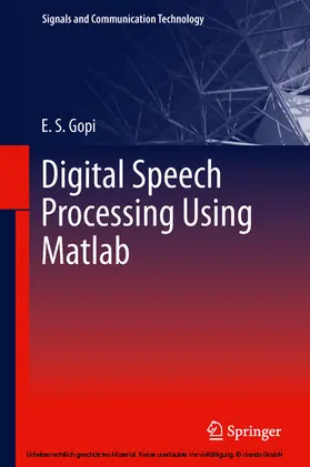 Gopi | Digital Speech Processing Using Matlab | E-Book | sack.de