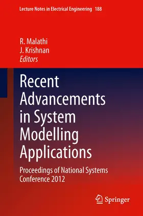 Krishnan / Malathi |  Recent Advancements in System Modelling Applications | Buch |  Sack Fachmedien