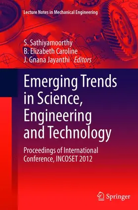 Sathiyamoorthy / Jayanthi / Caroline |  Emerging Trends in Science, Engineering and Technology | Buch |  Sack Fachmedien