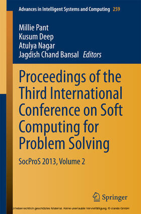 Pant / Deep / Nagar |  Proceedings of the Third International Conference on Soft Computing for Problem Solving | eBook | Sack Fachmedien