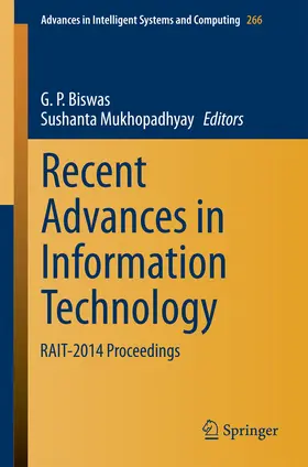 Biswas / Mukhopadhyay | Recent Advances in Information Technology | E-Book | sack.de