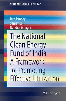 Pandey / Mongia / Bali | The National Clean Energy Fund of India | Buch | 978-81-322-1963-7 | sack.de