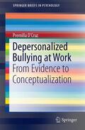D'Cruz |  Depersonalized Bullying at Work | Buch |  Sack Fachmedien