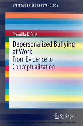 D'Cruz | Depersonalized Bullying at Work | E-Book | sack.de