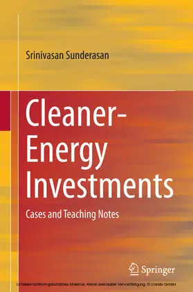 Sunderasan | Cleaner-Energy Investments | E-Book | www.sack.de