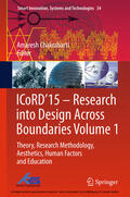 Chakrabarti |  ICoRD’15 – Research into Design Across Boundaries Volume 1 | eBook | Sack Fachmedien