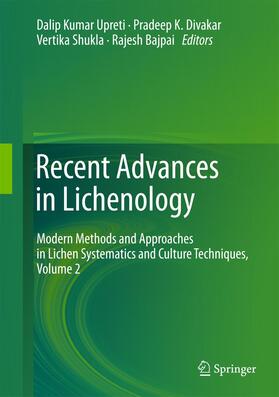 Upreti / Bajpai / Divakar | Recent Advances in Lichenology | Buch | 978-81-322-2234-7 | sack.de