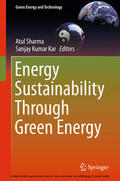 Sharma / Kar |  Energy Sustainability Through Green Energy | eBook | Sack Fachmedien