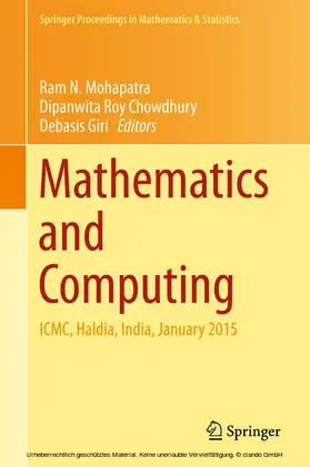 Mohapatra / Chowdhury / Giri |  Mathematics and Computing | eBook | Sack Fachmedien